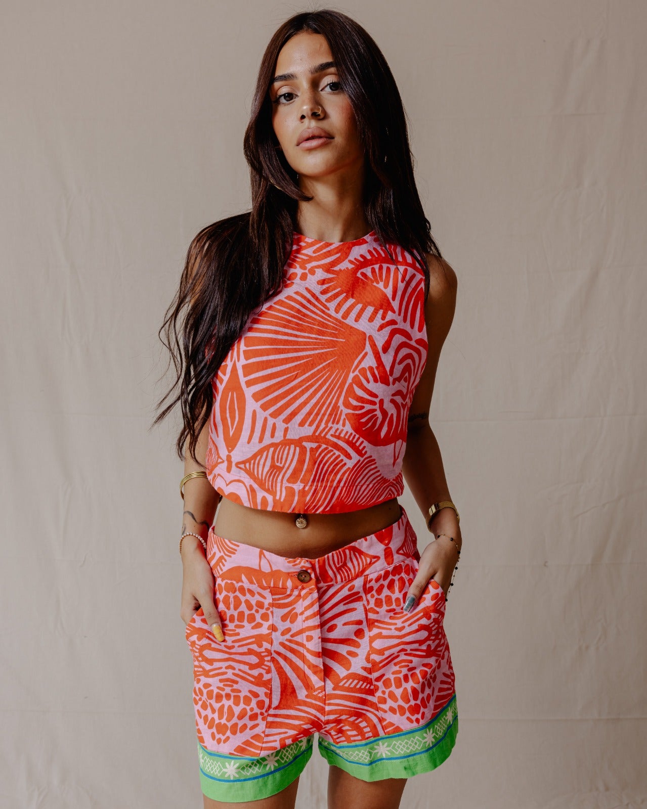 Set biancheria Ocean Treasures rosa