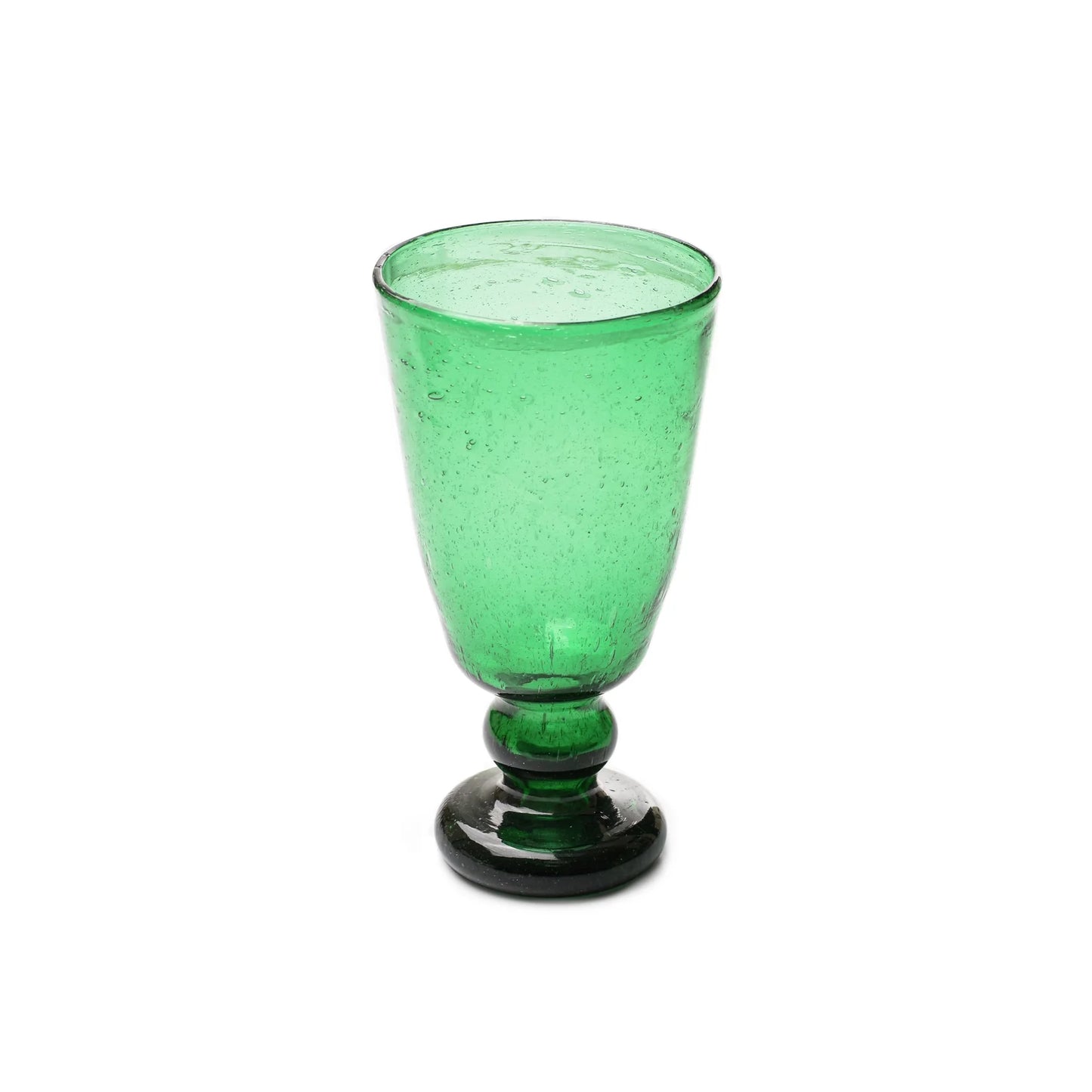 Vaso de Cristal con Fondo Grueso (Verde)