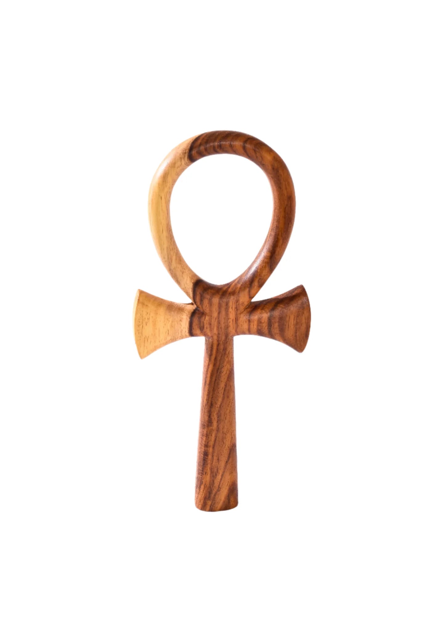 Llavero Mediano Llave de la Vida en Madera