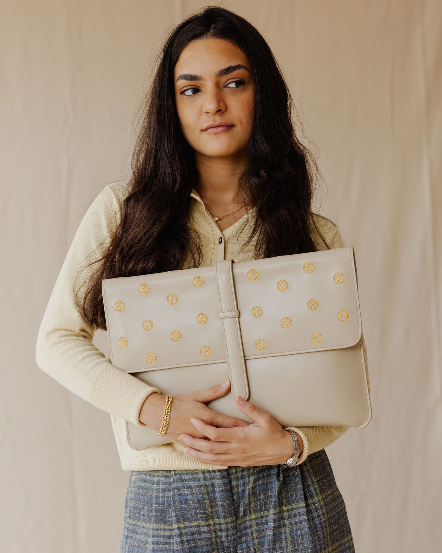 Bohemian Laptop Sleeve Beige