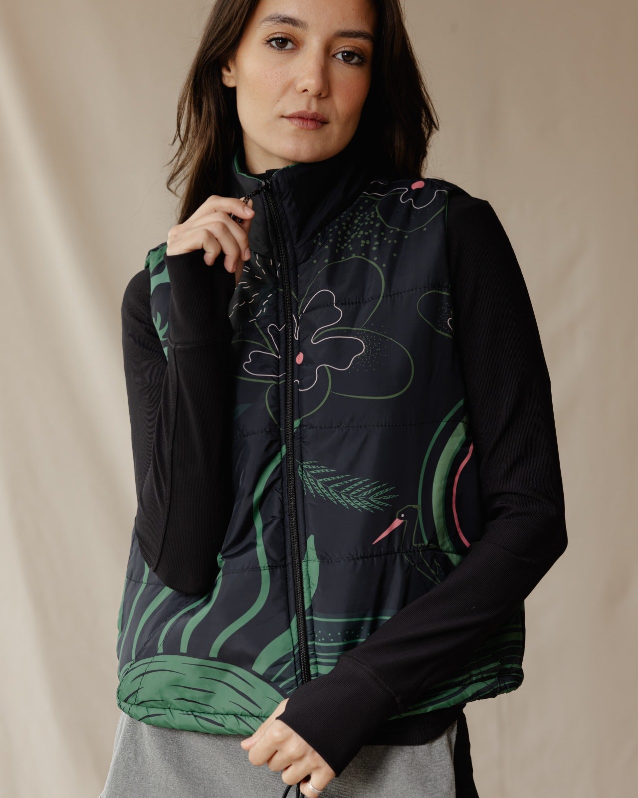 Gilet imperméable Cairo Breeze en bleu marine