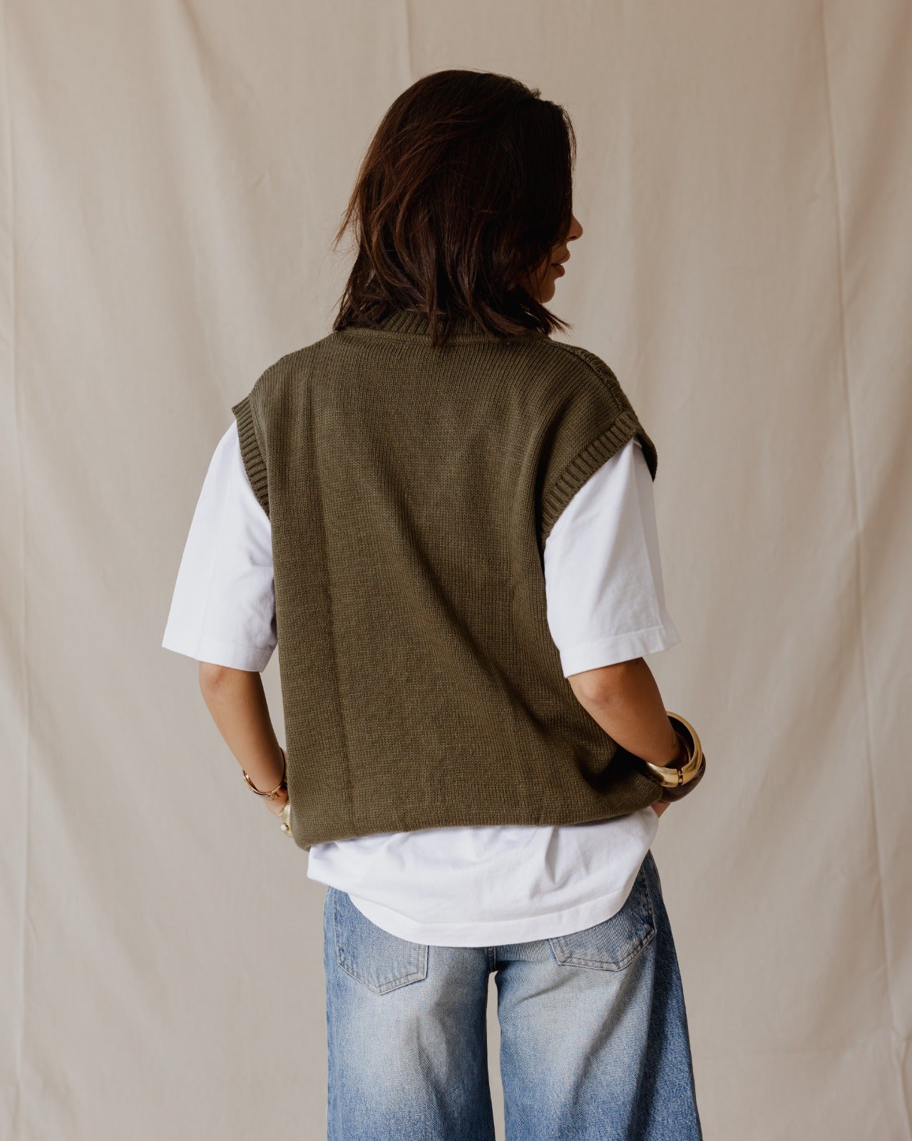 Olive Kits Weste