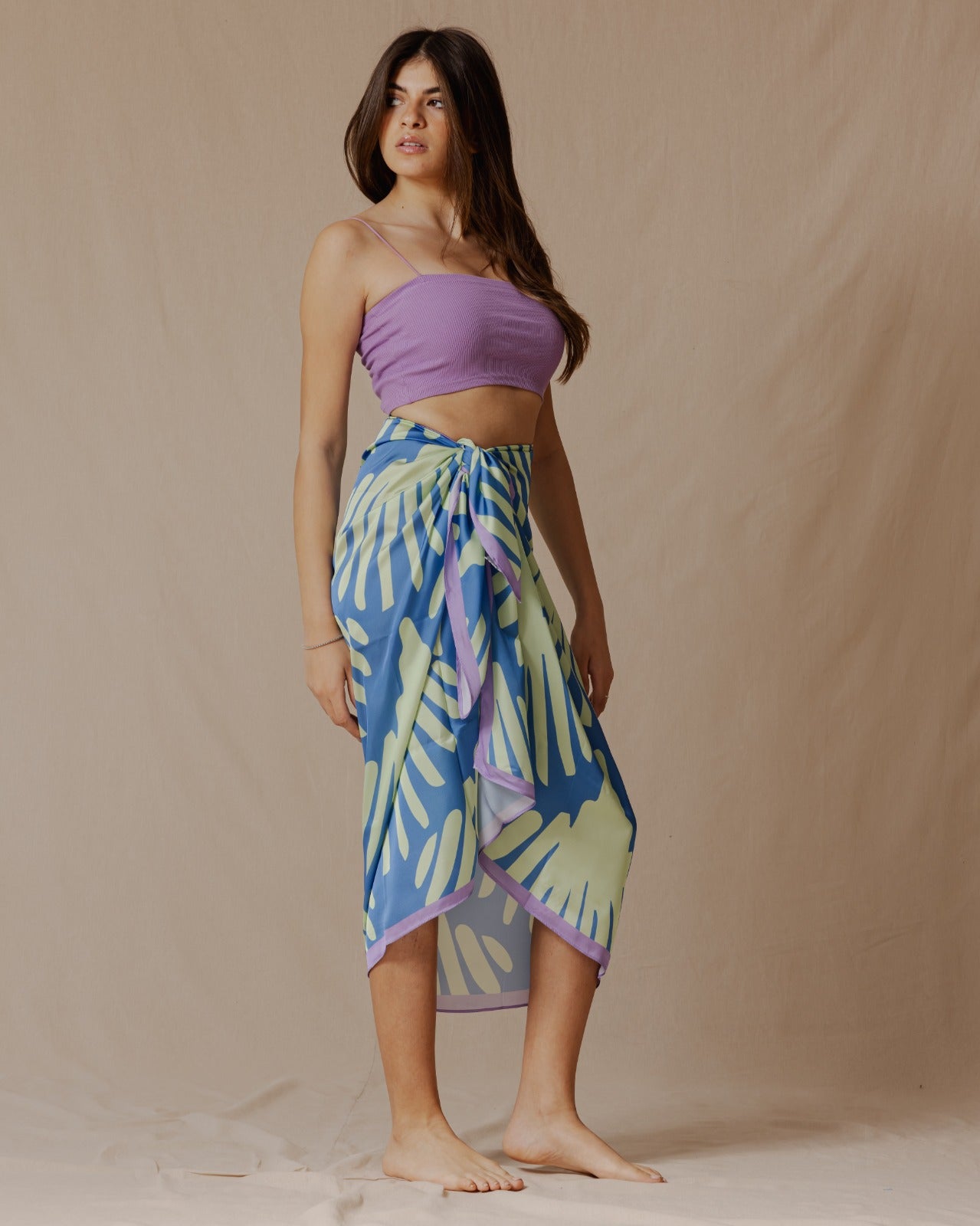 Conchiglie Coverup Verde Brillante X Blu