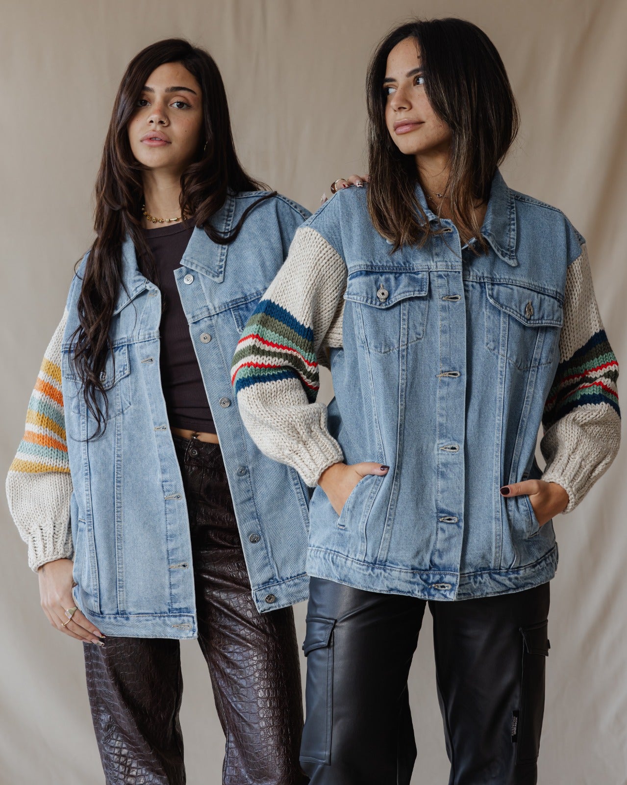 Giacca in denim Ace Trico X arancione