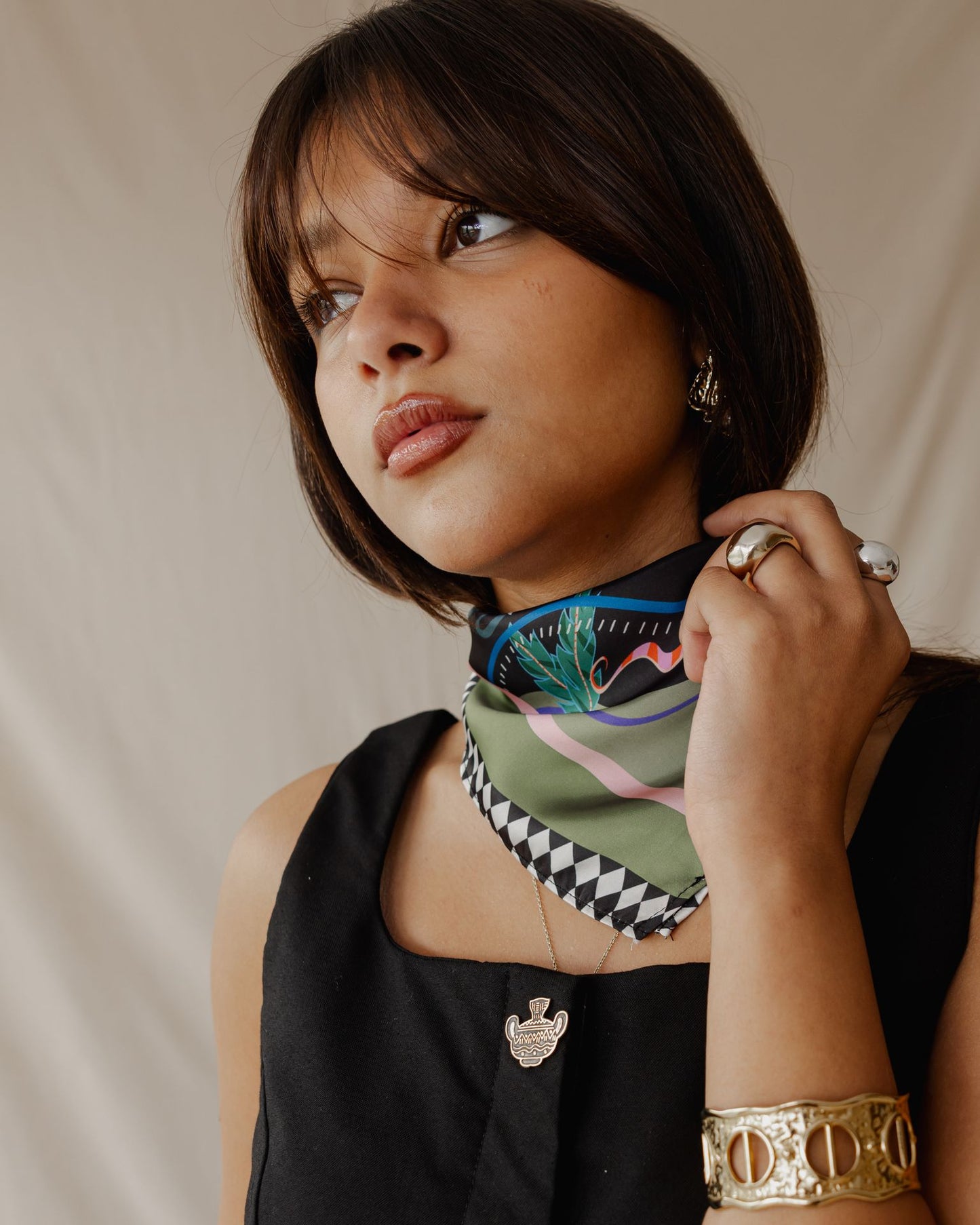 Cachecol Wilderness Lover Preto