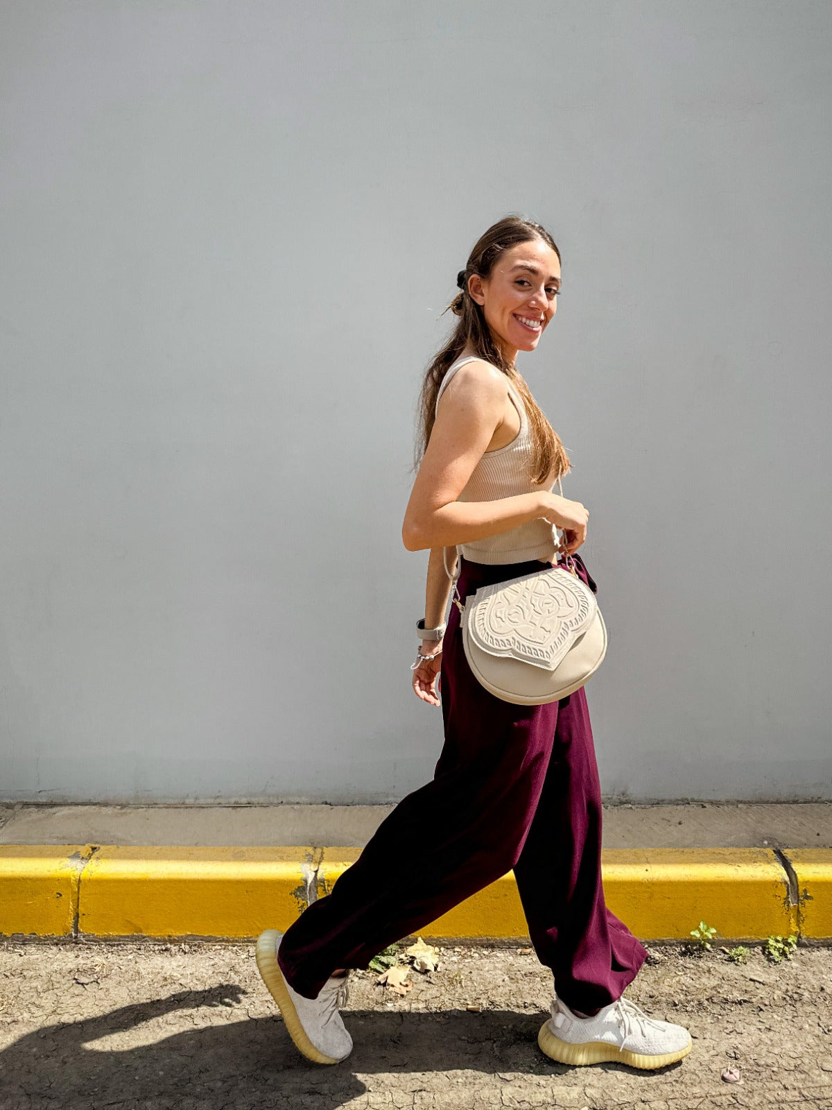Jali CrossBag Beige