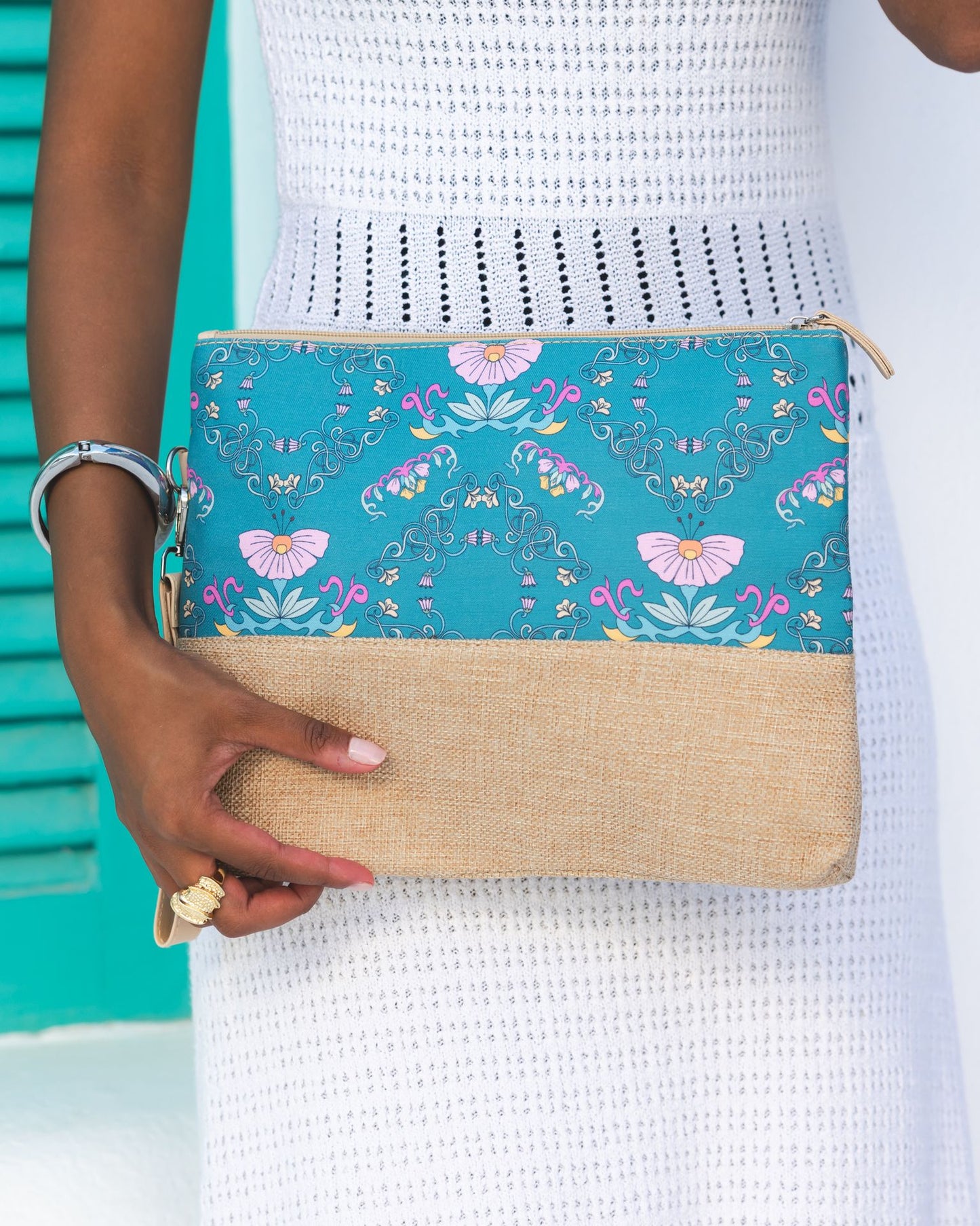 Petal Muse Beach Pouch