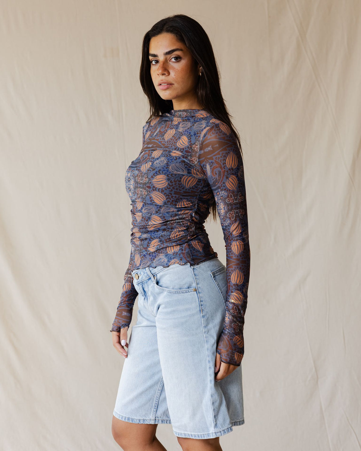 Eclipse Garden Mesh Top