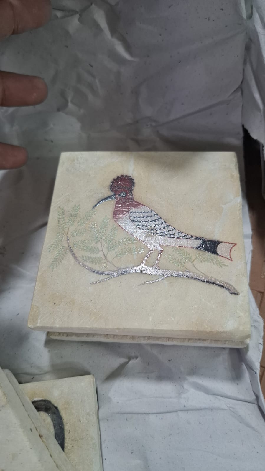 Hoopoe Stone Coaster