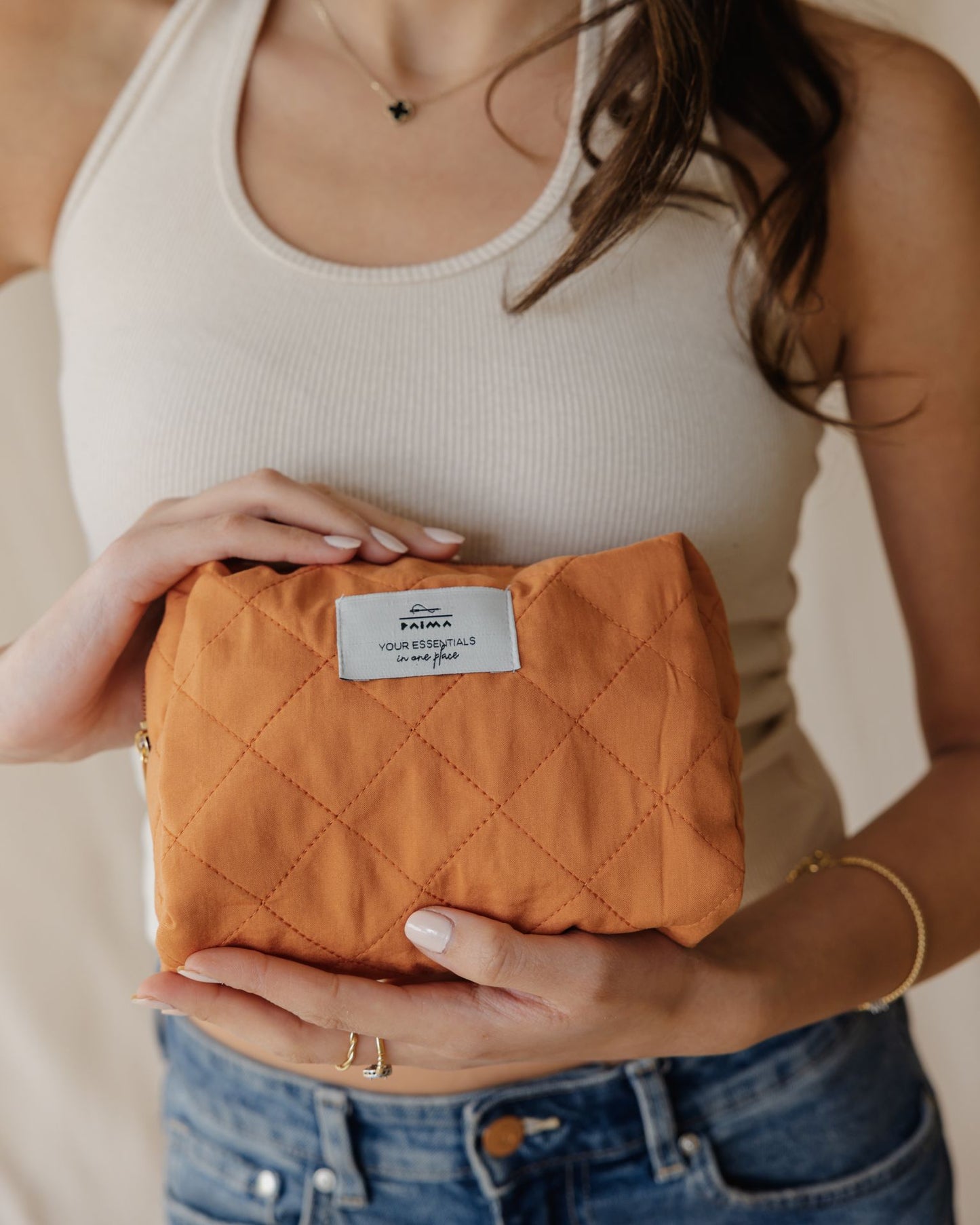 Estuche de Maquillaje Esencial Durazno