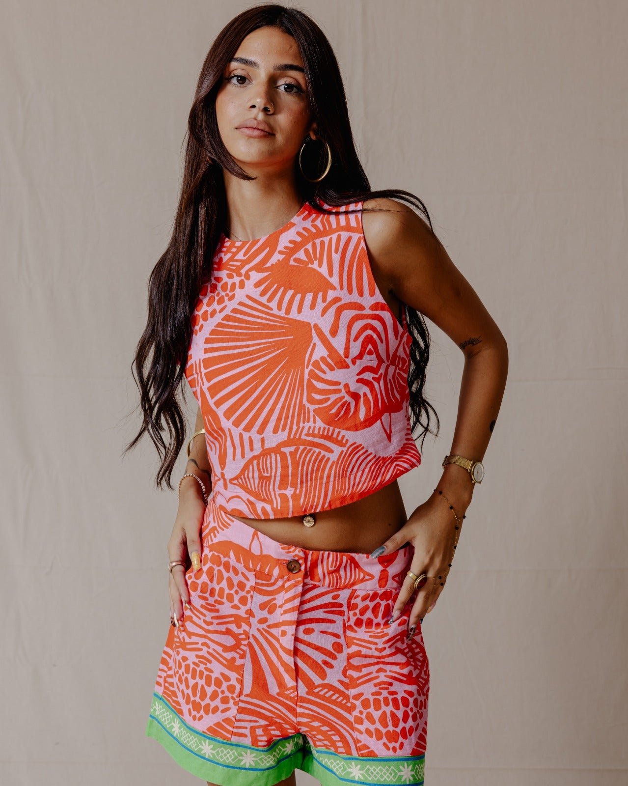 Set biancheria Ocean Treasures rosa