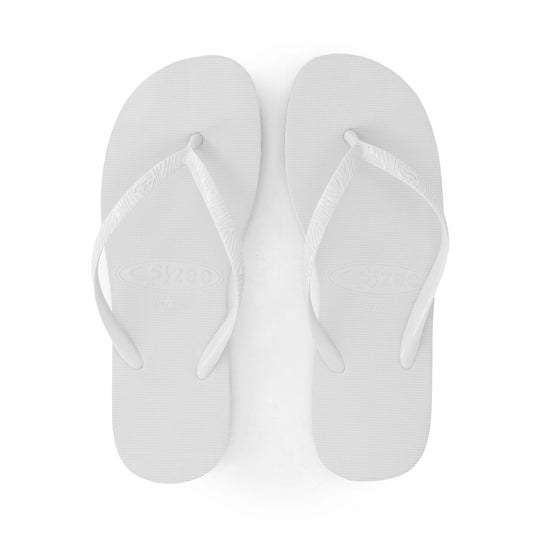 Zonba White Flip-Flops