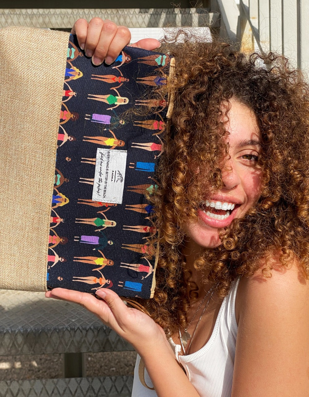 Bolsa negra para mujeres juntas