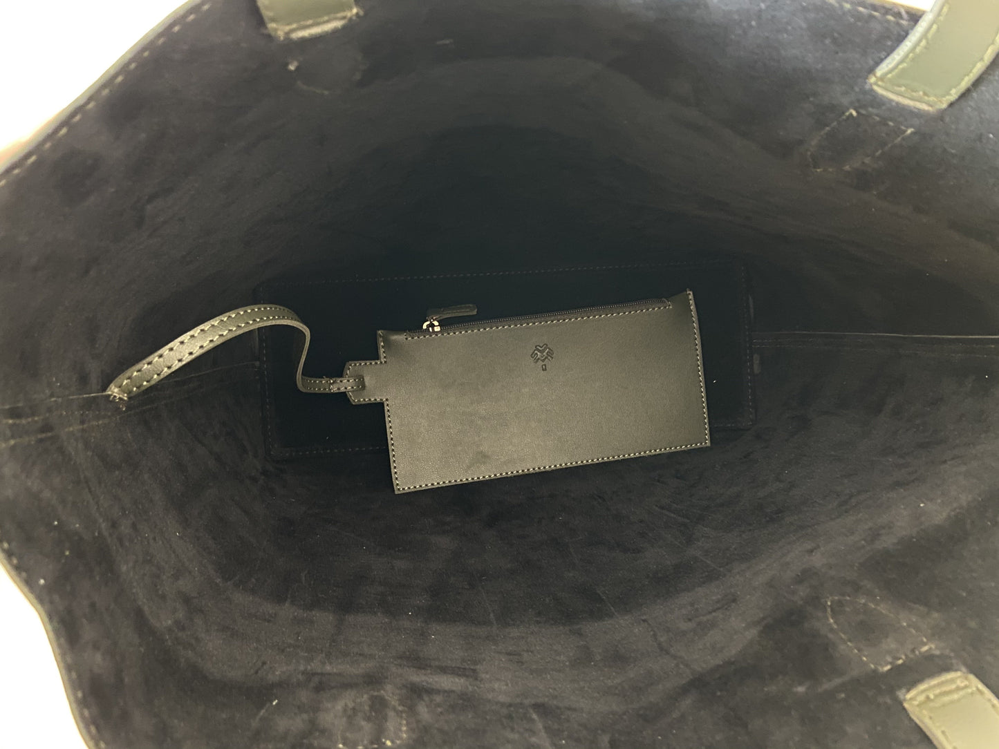 Fourre-tout en cuir Clan Olive