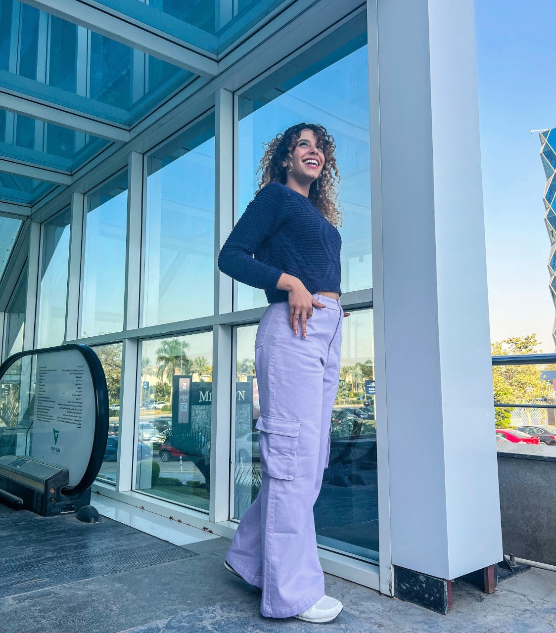 Essential Cargo Pants Lilac