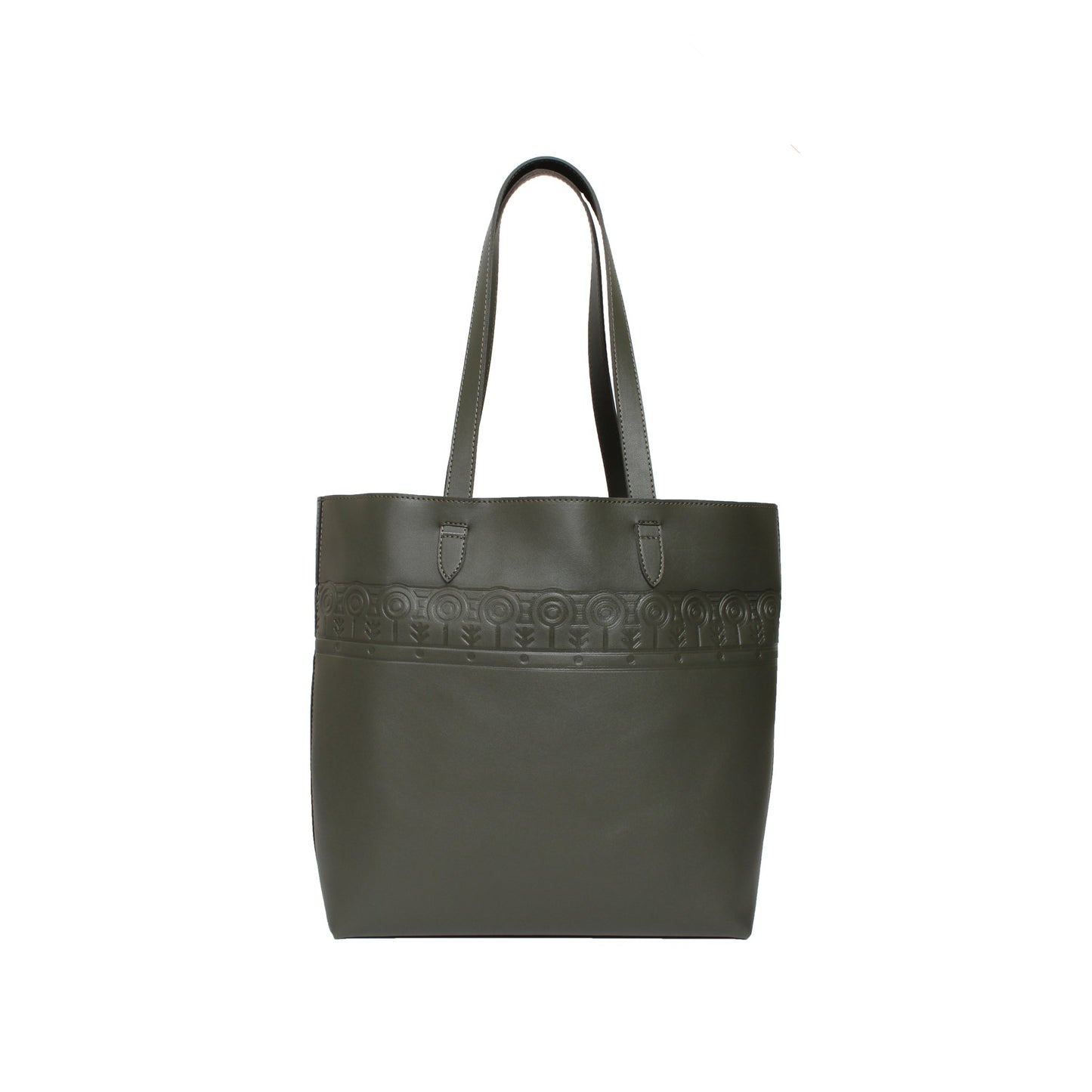 Bolso de cuero Clan Olive