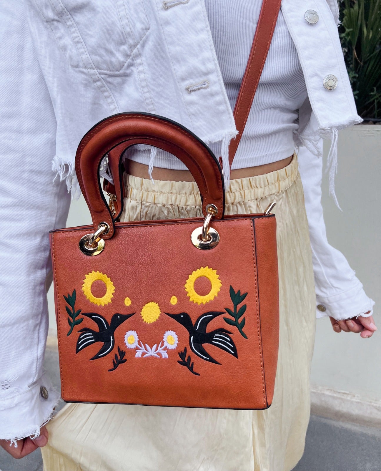 Bolso pequeño Love Birds Havane