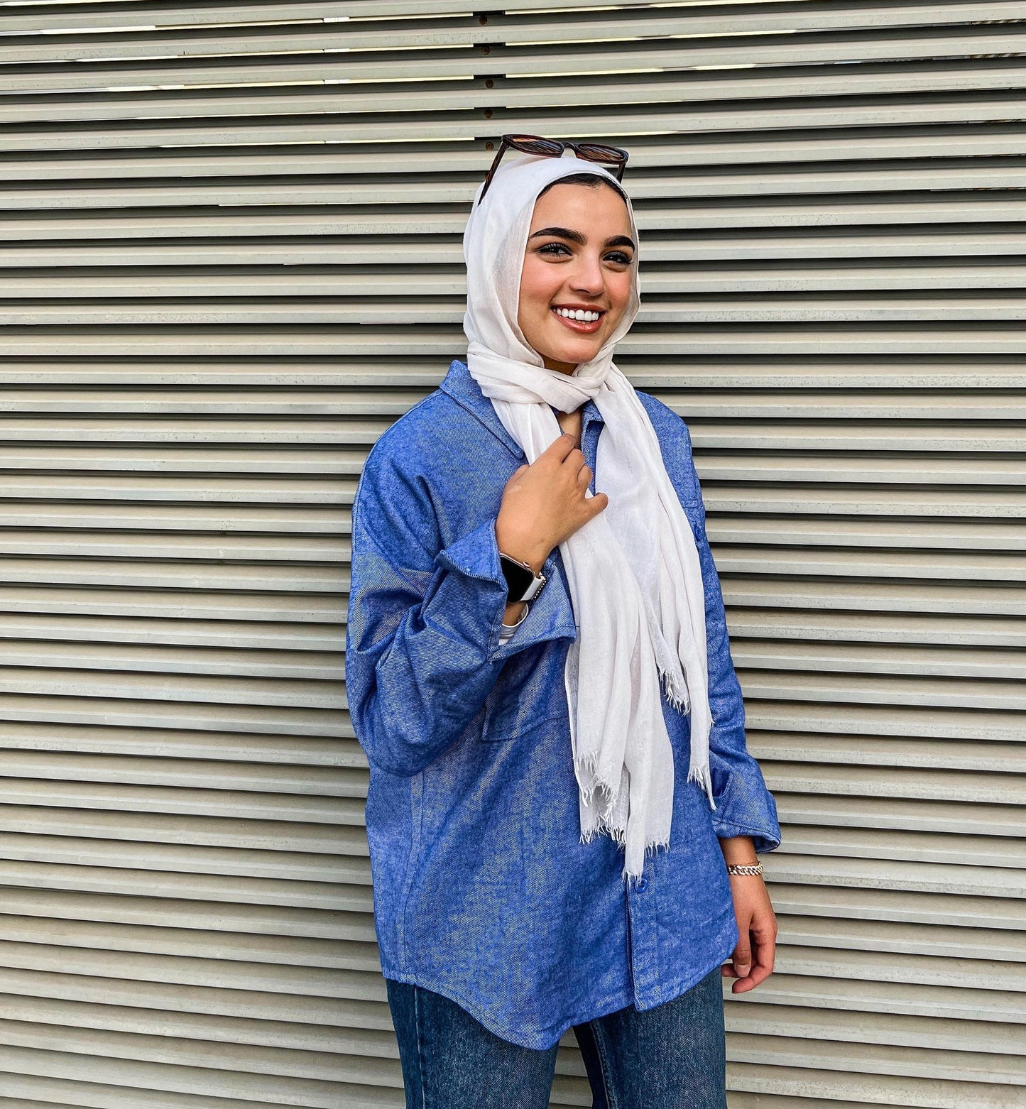 Camisa Básica Cálida Azul Bebé