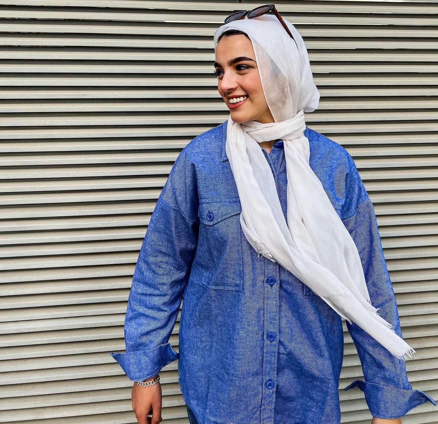 Camisa Básica Cálida Azul Bebé