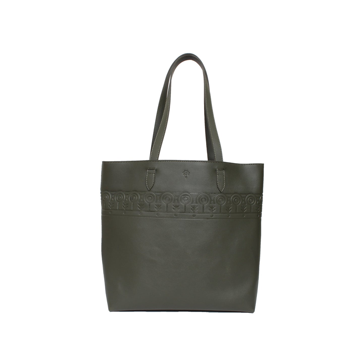 Bolso de cuero Clan Olive