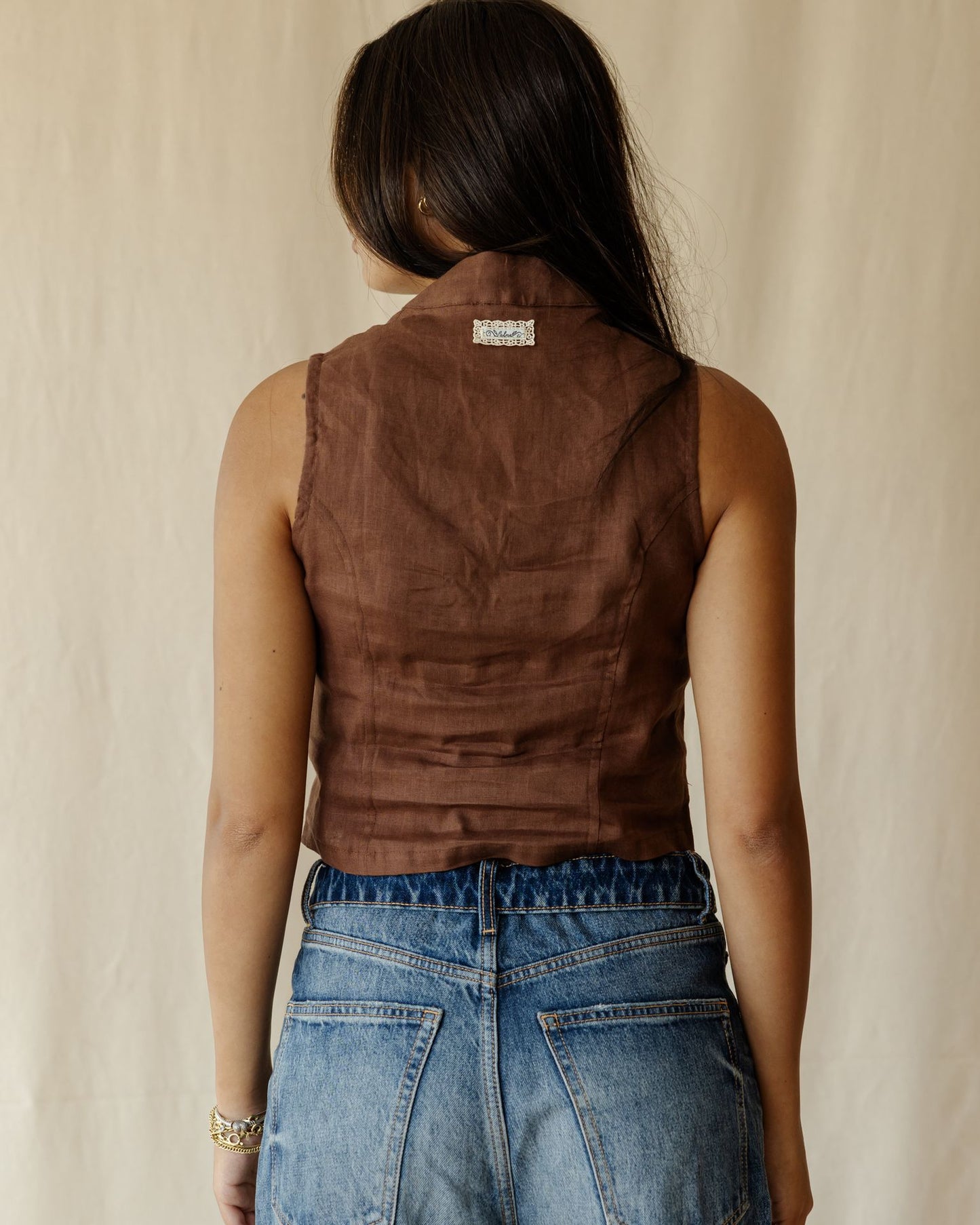 Elna Brown Vest