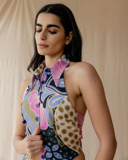 Camisa Patchwork Sky