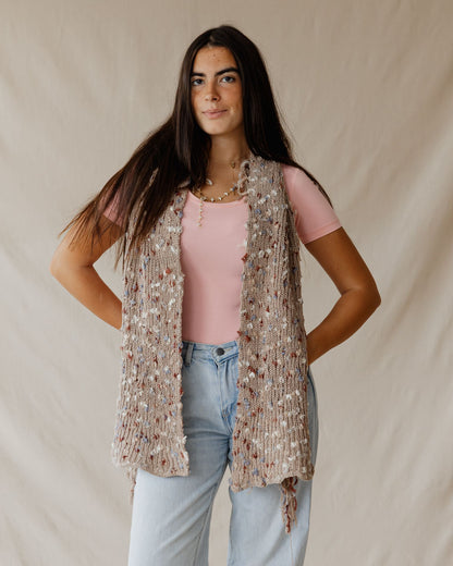 Handmade Speckled Sand Scarf