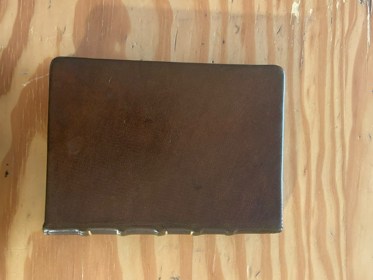 Small Brown Papyrus Paper Agenda