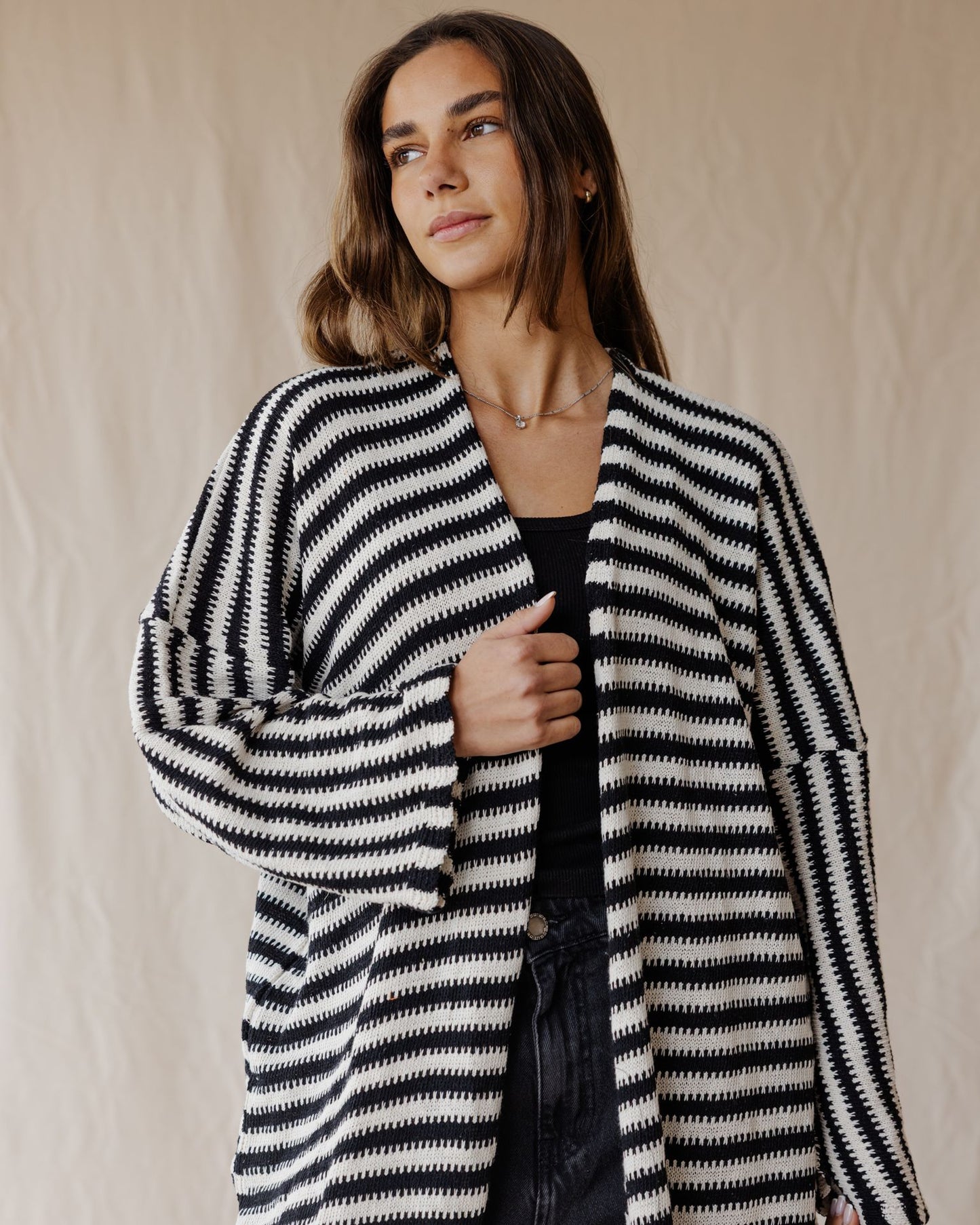 Cardigan Midnight Ripple