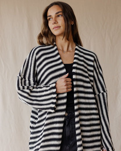 Cardigan Midnight Ripple