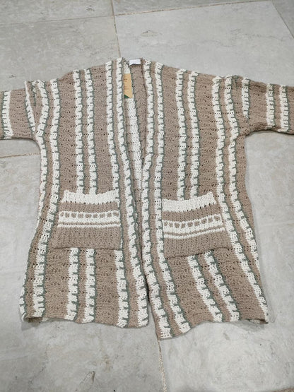 Oat Sand Pop Cardigan