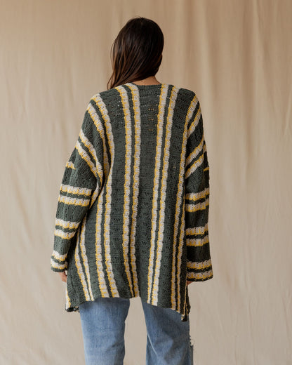 Olive Honey Pop Cardigan