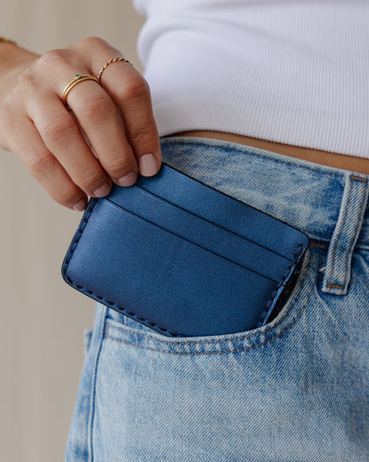 Porta carte Gleam originale blu