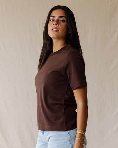 Mocha Line Tee
