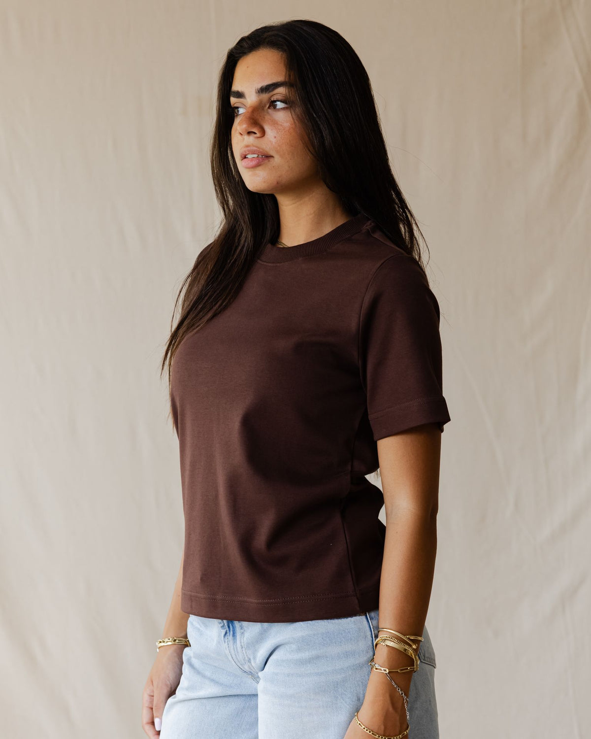 Mocha Line Tee