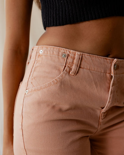 Sora Pink Denim Pants