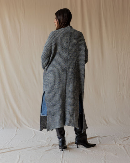 Mara Grey Knit Cardigan
