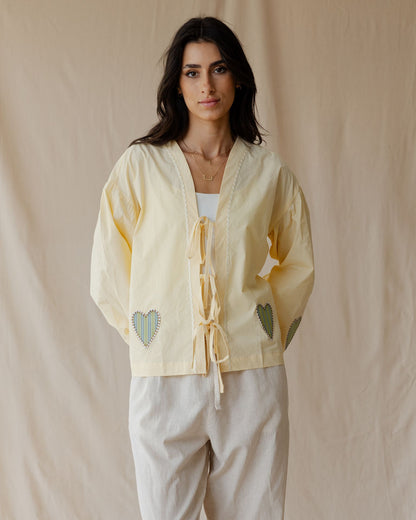 Heartstrings Yellow Blouse