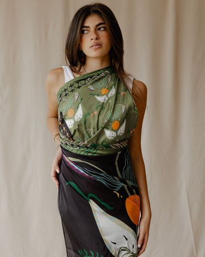 Paradise Sarong Black