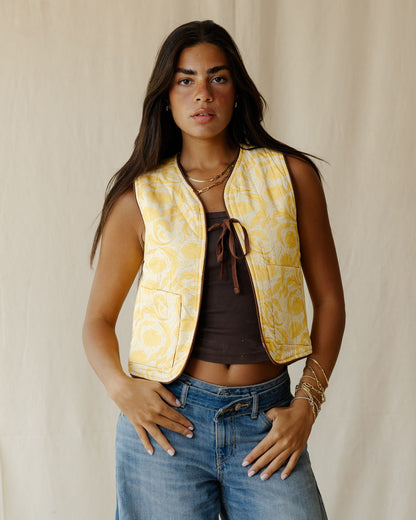 Solstice Bloom Reversible Vest