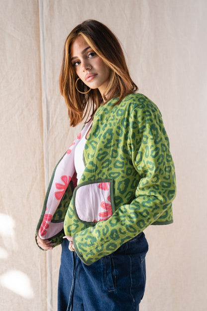 Doppelseitige Jacke „Garden Party“