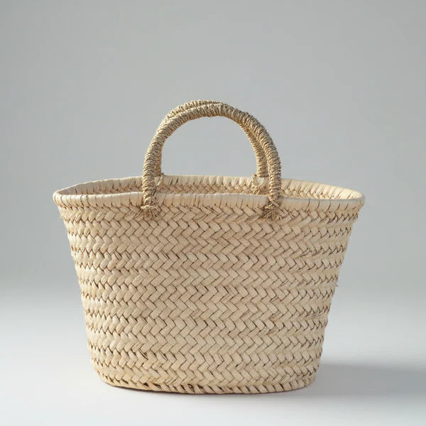 Bolso Tejido con Asa de Sisal