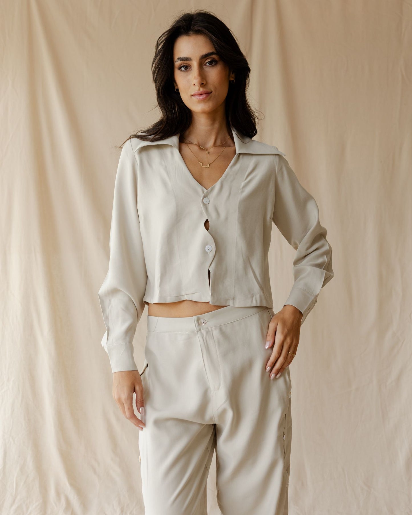 Théa Beige Shirt