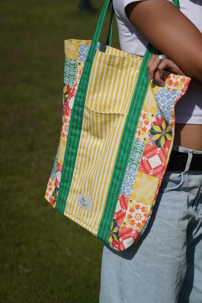 Patchwork Picnic Tote