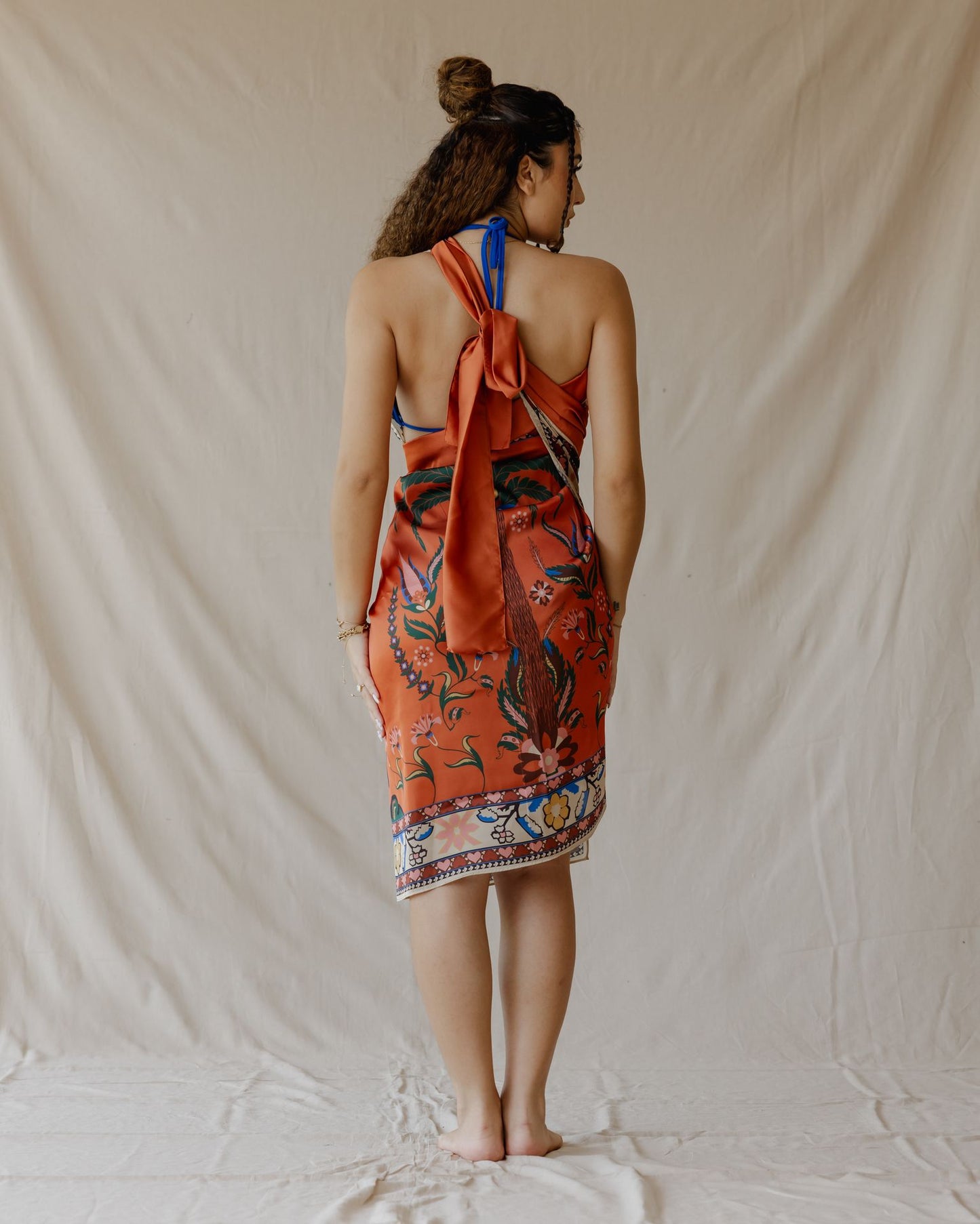 Tamara Palm Sarong Laranja