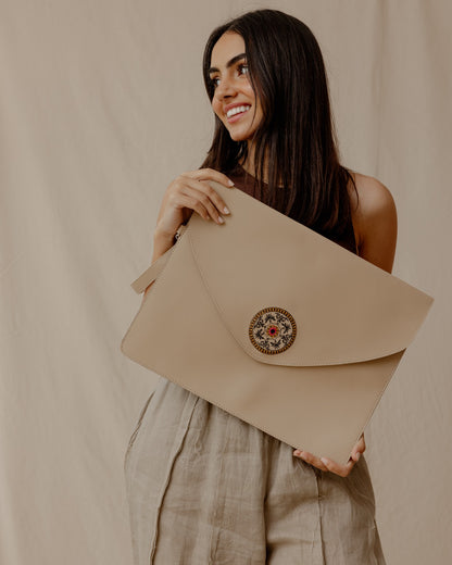 Funda de sobre persa beige