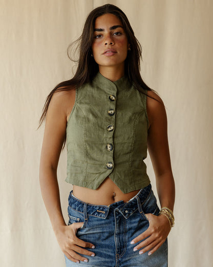Elna Olive Vest