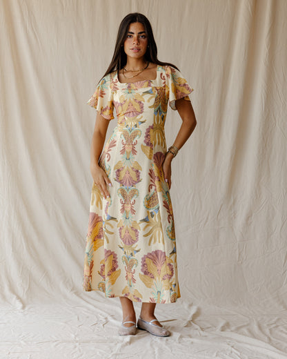 Sundrift Dress In Butter Yellow