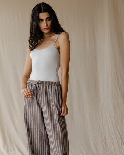 Pantalones de Lino Cocoa Dusk