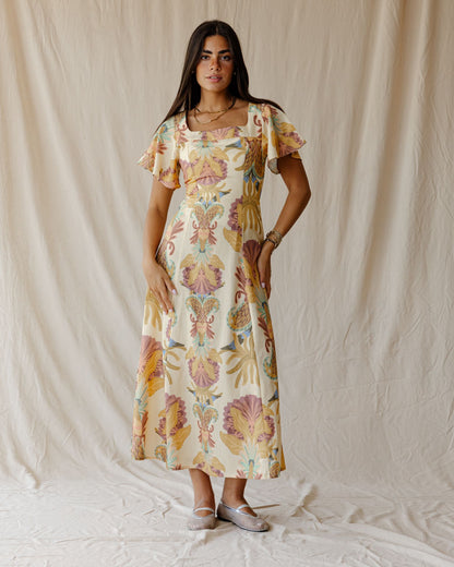 Sundrift Dress In Butter Yellow